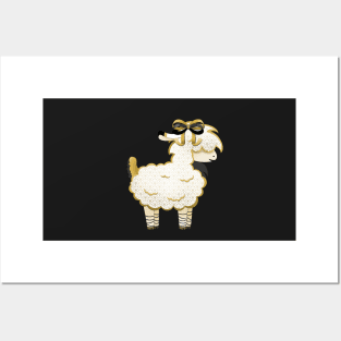 Art Deco Alpaca Posters and Art